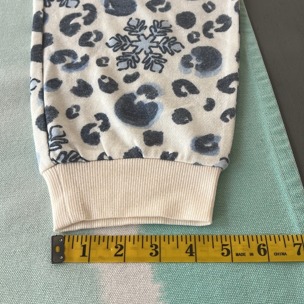 Rockin Around Snowflake Leopard Print Loungewear Jogger PJ Sweat Pants NWOT - Picture 11 of 11